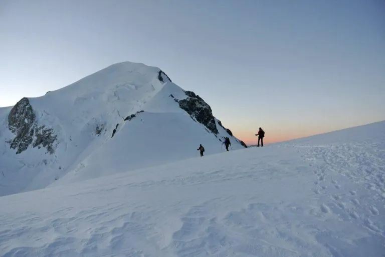 Sonnenaufgang auf dem Mont Blanc x
